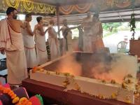 Sharadiya Navaratri 2020 Day 6 (22.10.2020) - Karla - Chandika Homa performed on behalf of 6 Yajamana-s